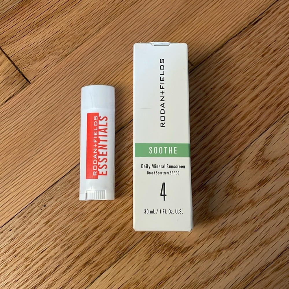 Rodan + Fields “Soothe” Daily Mineral Sunscreen and Lip Shield